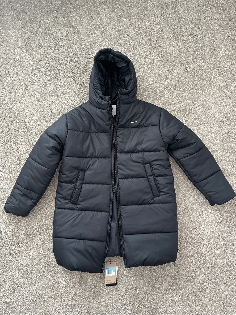 Nike Women's Sportswear Classic Therma-FIT Loose Hooded Parka - Black